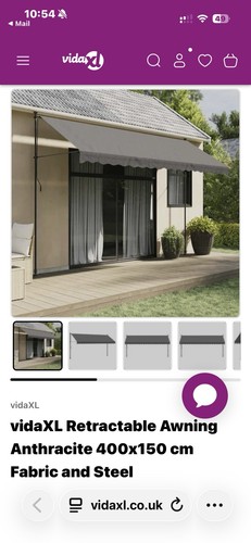 Vidaxl retractable awning - vidaxl,