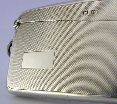 Unusual sterling silver card - sterling, &
