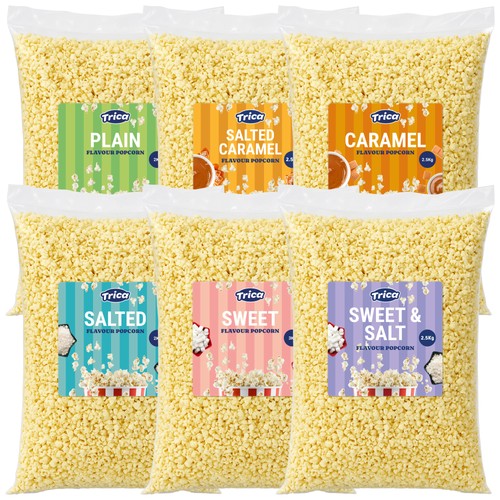 Ready made popcorn - sweet, salty