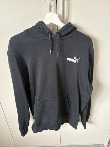 Black puma essentials hoodie - puma,