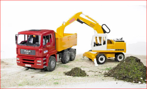 Bruder toy man lorry truck - ,