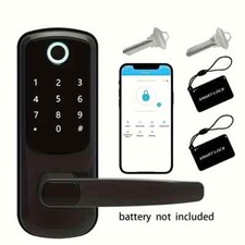 Smart WiFi Home Door Lock Handle Set Fingerprint Keyless Entry Digital Keypad 1