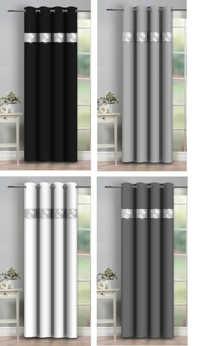 Ready made curtain diamante - ready,