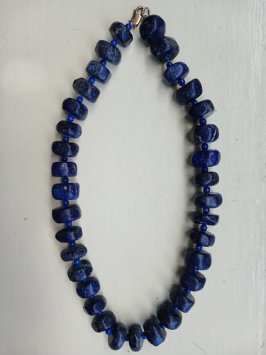 Lapis lazuli chunky stone - chunky,