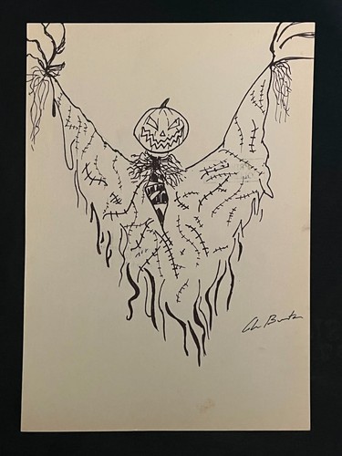 Tim burton painting drawing - burton,