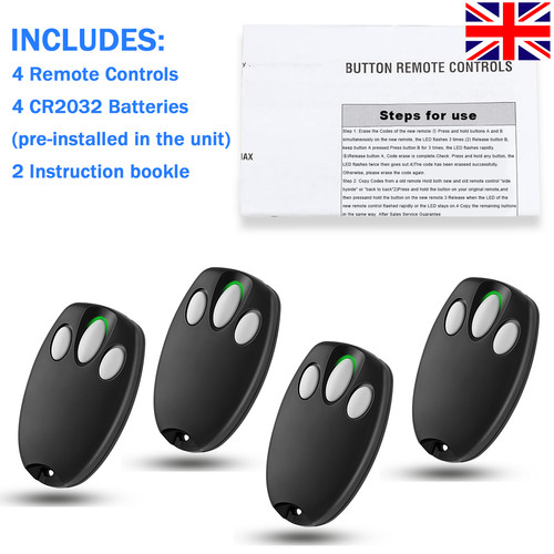 4pcs garage door remote - door, for