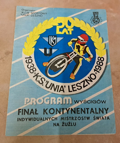 Continental speedway final - speedway,