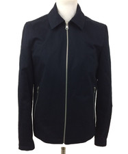 Autograph Men's Harrington Jacket Size S Navy Zipped Pockets Collared Lined New