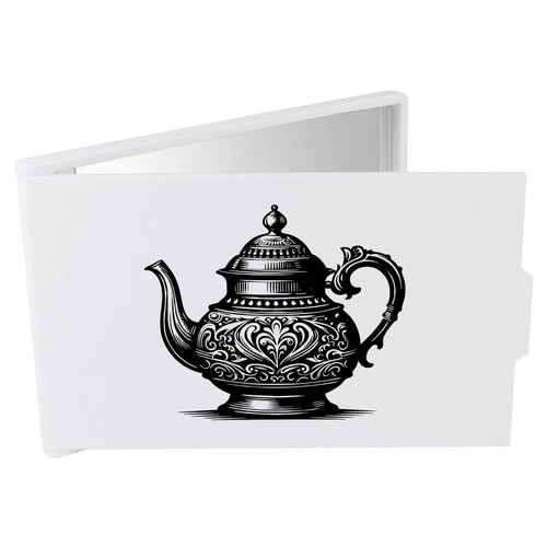 Fancy teapot compact makeup - teapot',