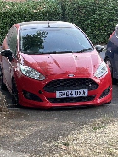 Ford fiesta eco boost - eco, red