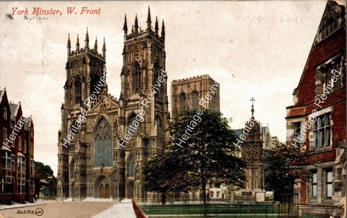 Vintage york minster front - minster,