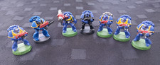 Lot 7 X Vintage Warhammer 40k 2nd Edition Space Marines Figures