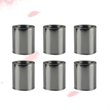 6 Pcs Paint Tin Cans Empty