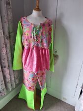 Ladies 70s style Hippy Flower Power costume XL