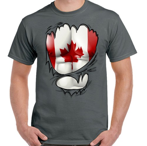 Canada shirt torn canadian - torn,