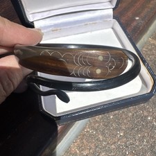 Antique French Carved Horn