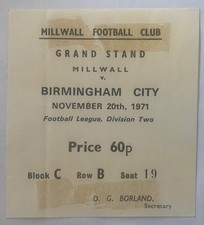 Millwall v Birmingham City