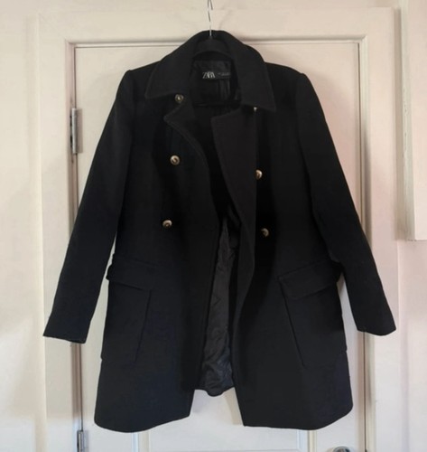 Zara black military winter - black,