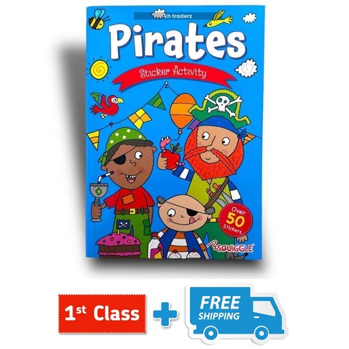 Kids childrens pirates sticker - kids,