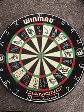 Fully Signed Dartboard World