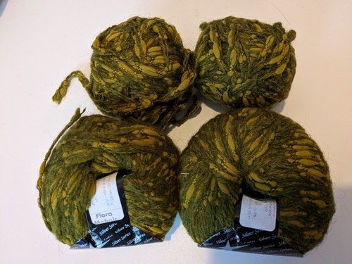 200g ice floral mohair - floral, kid
