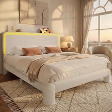 Queen Size Boucle Bed Frame