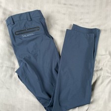 Mens STROMBERG Blue Weather Tech stretch Golf Trousers 34L