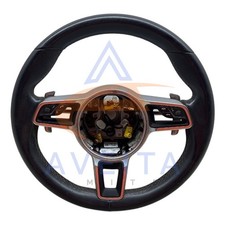 PORSCHE MACAN S PDK MK1 FL Paddle Shift Steering Wheel 95B419091AJ