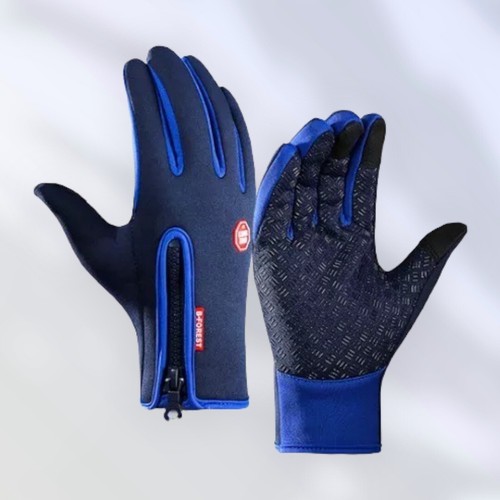 Forest blue neoprene gloves - neoprene,