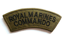 GENUINE RM COMMANDO CLOTH BADGE sew on olive special forces patch Royal Marines