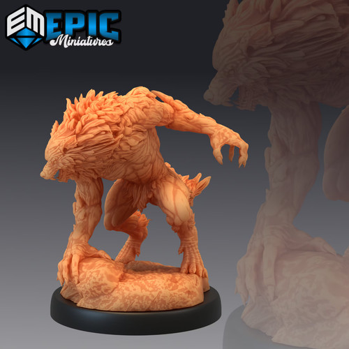 Werewolf monster miniature - monster,