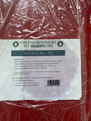 Red cheese wax kg food - wax,