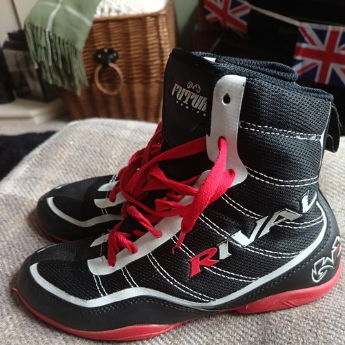 Rival black red boxing boots - rival,