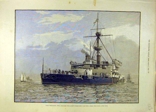 Original old antique print - original,