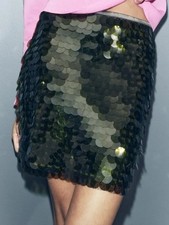 ZARA FESTIVAL GREEN KNIT