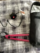 TRAVEL HAIR STRAIGHTERS WITH HEATPROOF CASE PINK 6 INCHES GREAT FOR HOLIDAY 