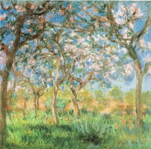 Monet spring a4 - spring(2), poster