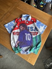Roberto Baggio 1994 USA World Cup Fan Shirt Size Large (Rare)