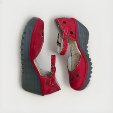 NEW Fly London Yuna Cupido Red