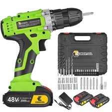 48V Cordless Power Drill Set
