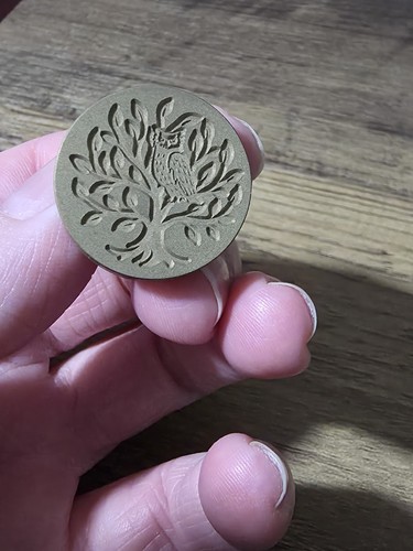 New wax seal stamp - wax, in