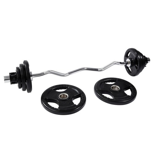 Curl bar barbell weights - 2",