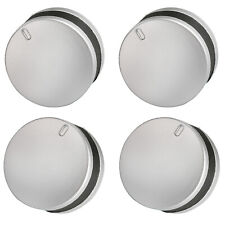 4 x Silver/Black Control Knob