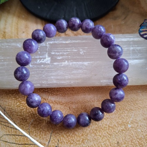 Lepidolite bracelet crystal - bracelet,