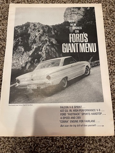 Fords giant menu multi page - menu, multi-page