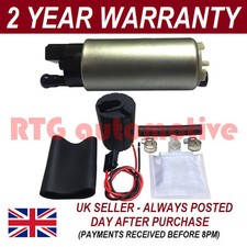 340 LPH IN TANK 12V FUEL PUMP HIGH POWER UPGRADE FOR GSS342 255 INCL FITTING KIT