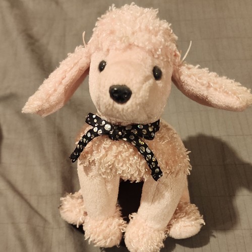 Pink poodle dog stuffed animal - dog,