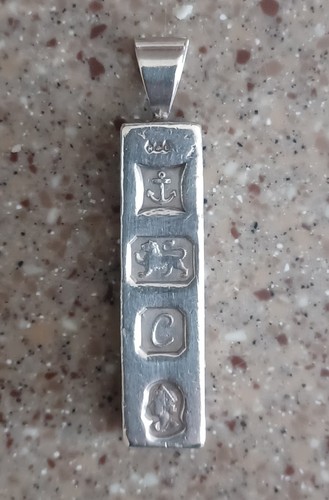 Vintage sterling silver ingot