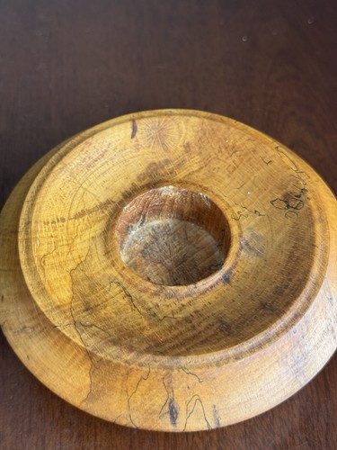 Hand turned wooden - wooden, tea