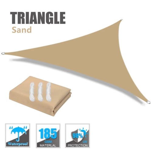 Triangular sail shade sand - triangular, -sand